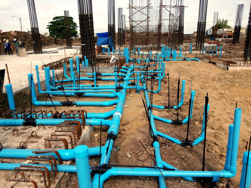 Pvc Pipe Placement